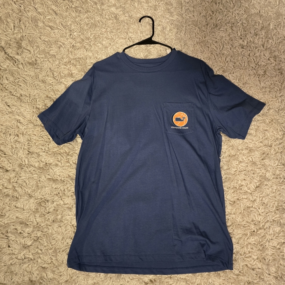 Vineyard Vines Blue Men's Short Sleeve T-Shirt - Medium